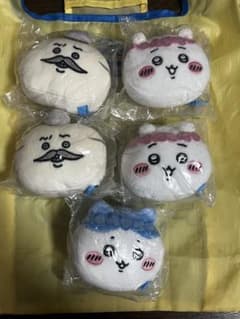ちいかわ　映画　もっちる　フェイスマスコット　5点セット　キーホルダーのサムネイル