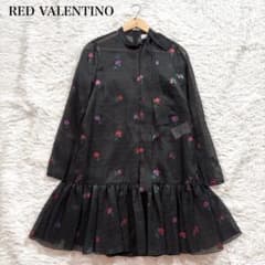 試着のみ✨レッドヴァレンティノ フィルクーペオーガンザ ミニ