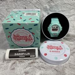 希少　G-SHOCK コラボ　ジョニーカップケーキ　デジタル　ミントグリーン 希少 G-SHOCK コラボ ジョニーカップケーキ デジタル ミントグリーン