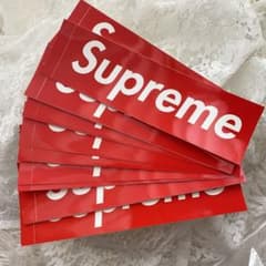 supreme ボックスロゴ ステッカー 赤 12枚のサムネイル