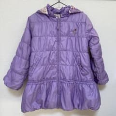 KP 120 フード付きパープルダウンコートのサムネイル