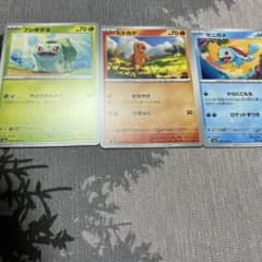 151御三家セット フシギダネ ヒトカゲ ゼニガメのサムネイル