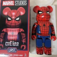 해피 복권 베어브릭 MARVEL 라스트상 스파이더맨 1