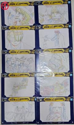 一番くじ　ワンピース　まとめ売り　セット　色紙　クリアファイル　原画アートのサムネイル