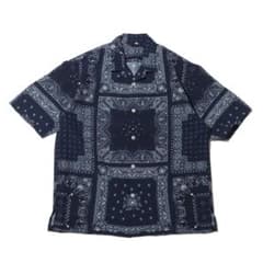 THE NORTH FACE バンダナ柄シャツ ネイビー　セットアップのサムネイル