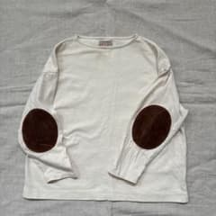 中川政七商店 布ぬのバスクシャツ からみ織り エルボーパッチ 完売品