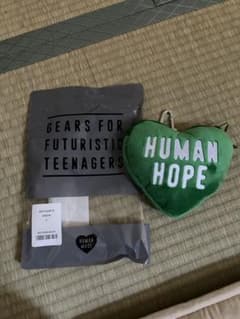 HUMAN MADE HUMAN HOPE ポーチ グリーンのサムネイル