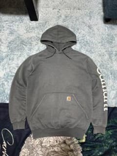 Carhartt パーカー グレー 袖ロゴサイズS fit Mのサムネイル
