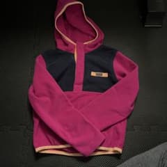 Columbia フリース パーカー XS ピンク・ネイビーのサムネイル
