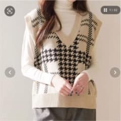 千鳥柄ニットのサムネイル