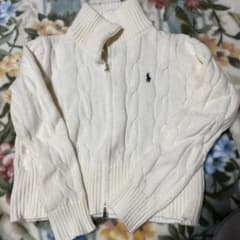 r*u様 POLO RALPH LAUREN ケーブルニット ジップアップのサムネイル
