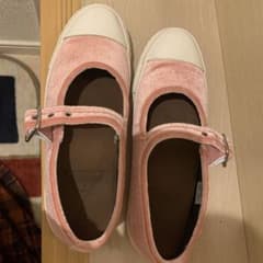 ALL STAR ピンク ベルベット スリッポンのサムネイル