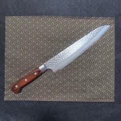 堺 孝行 33層 槌目 ダマスカス VG10 牛刀 240mm - メルカリ