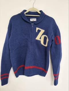 zero one ニットセーター 青のサムネイル