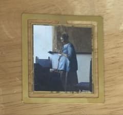フェルメール 手紙を読む女 メタルしおりのサムネイル