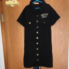 つなぎ 黒 ズボンスカートのサムネイル