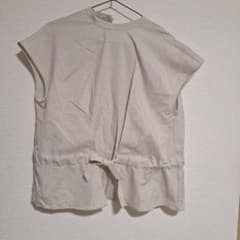 新品 半袖ブラウス ベージュ Lサイズのサムネイル
