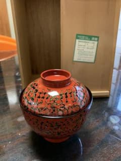 特選漆器　お吸物椀　大峰　5個セットのサムネイル