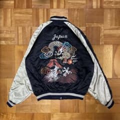 ロ*ズ様 【格安】NEO-SIXX ネオシックス スカジャン 刺繍 龍 黒 サイのサムネイル