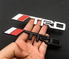 도요타 TRD SPORTS 메탈 엠블럼 E [도금 or 블랙] * 1 개