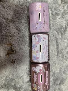 サンリオ 貯金箱 3個セット ハローキティ マイメロディ ミュークルドリーミーのサムネイル