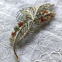 ヴィンテージ CORO（コロ） ブローチ リーフモチーフ - メルカリ