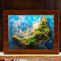 木製フレーム ジオラマ風LEDテーブルライトのサムネイル
