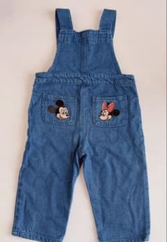 Disney ミッキー＆ミニー　オーバーオール　90㎝