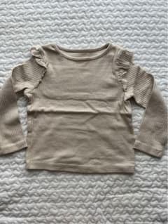 H&M フリル付き長袖Tシャツ 92サイズのサムネイル