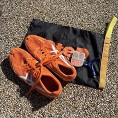 ASICS オレンジ スパイクシューズ オールウェザー27.0cmのサムネイル