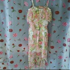 INGNI♡前後アシメ花柄マキシワンピのサムネイル