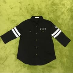★☆シャツ7分丈☆★ブラック★カーキ★新品★のサムネイル