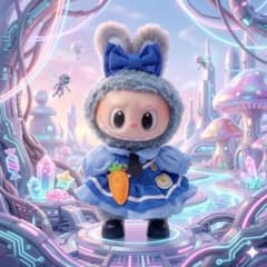 LABUBU ぬいぐるみ ぬい服 ワンピース　警察　制服　No.28 ポリスBのサムネイル