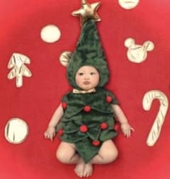 クリスマスツリー コスプレ  衣装　ロンパースのサムネイル