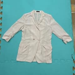 COMME CA ISM テーラードジャケット ベージュ Mサイズのサムネイル