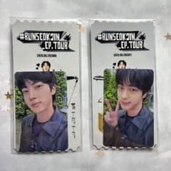 BTS JIN ジン #RUNSEOKJIN_EP.TOUR トレカ 2種セット - メルカリ