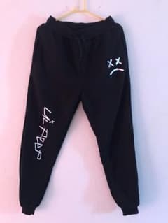 あ様専用 新品 Lil peep スウェット パンツ XXL ブラック グレーのサムネイル