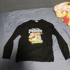 POPEYE プリント長袖Tシャツ ブラックのサムネイル