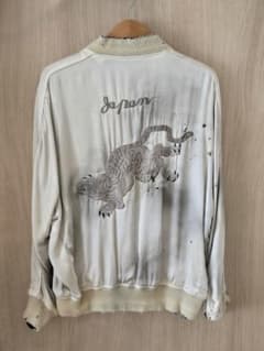 【限定品】ダイリク/dairiku　ヴィンテージ風 スカジャン 葛飾北斎　奔虎