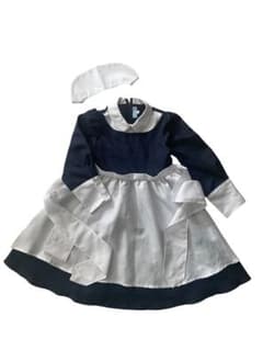 お値下げ中キッズナース服130 ネイビーとホワイトのサムネイル