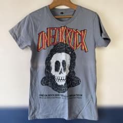 ONE OK ROCK スカルTシャツ Mサイズ グレー 2015 35xxxv - メルカリ