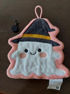 ハロウィン ゴースト ハンドタオル ループ付き