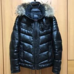 NICOLE CLUB FOR MEN フェイクレザーダウンジャケットのサムネイル