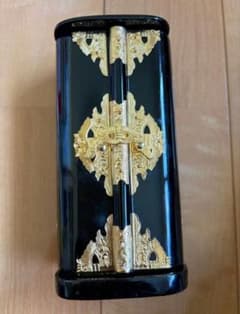 丸厨子 黒塗り 純金箔仕上げ - メルカリ