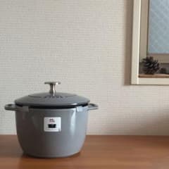 最終値下げ STAUB  ラ・ココット de  gohan M グレーのサムネイル