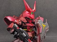 SDガンダム BB戦士サザビー エコプラ キャンディ全塗装　完成品のサムネイル