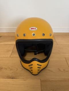 BELL MOTO3 ビンテージ フルフェイスヘルメット イエロー - メルカリ