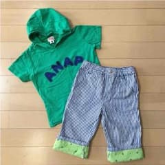 (110cm)ANAP 上下セット 男の子のサムネイル