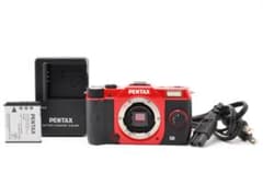 Pentax Q10 ミラーレスデジタルカメラボディ レッド ペンタックス