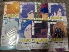 이치방쿠지 BLEACH 천년 혈전편 H상 캔버스풍 보드 8종 콤프
